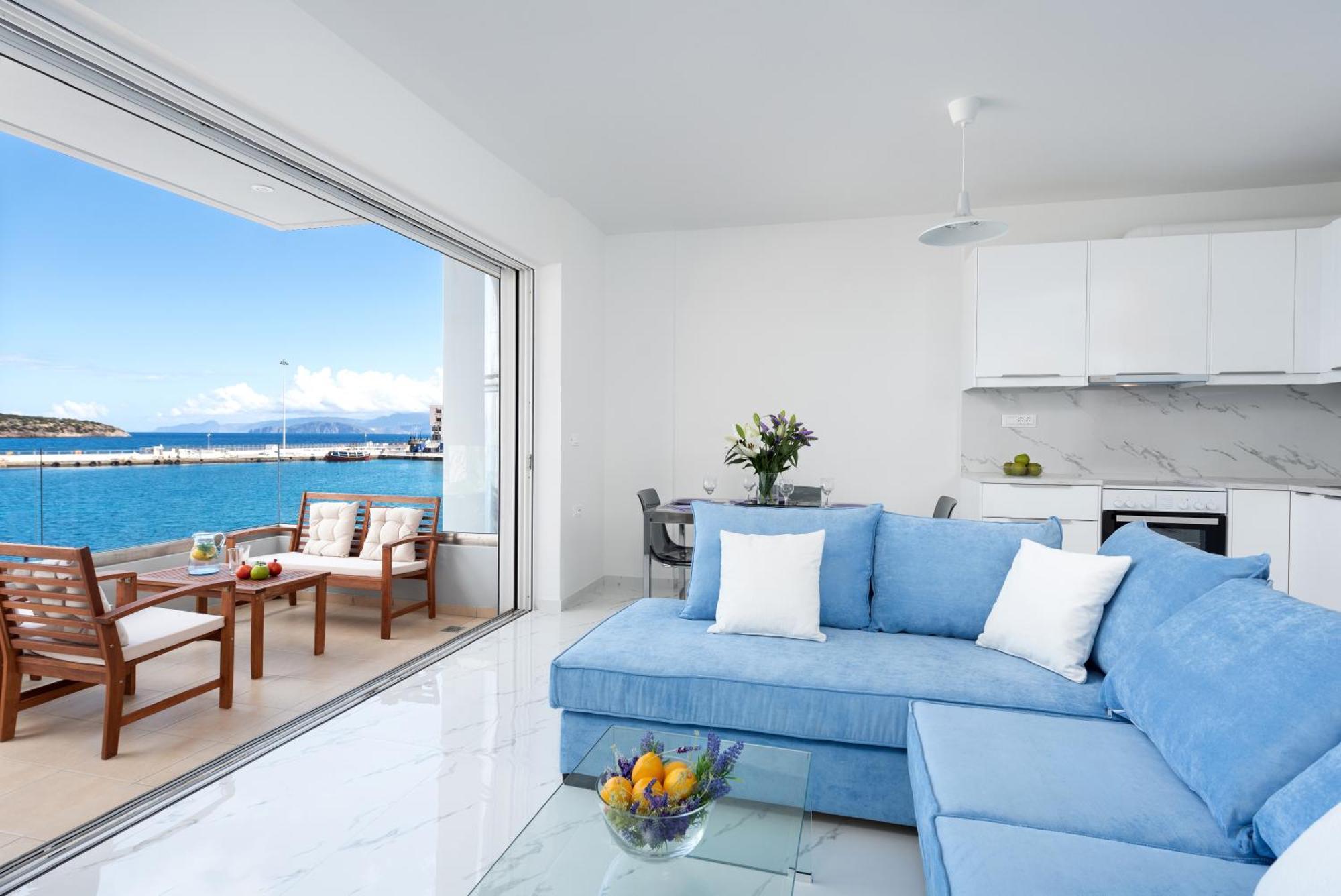 Апартаменти Sea View Bliss 2Br Agios Getaway Айос-Ніколаос Екстер'єр фото